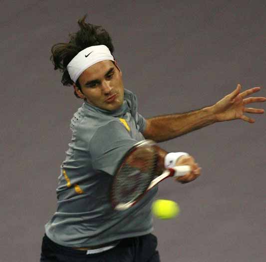 Switzerland's world number one Roger Fed